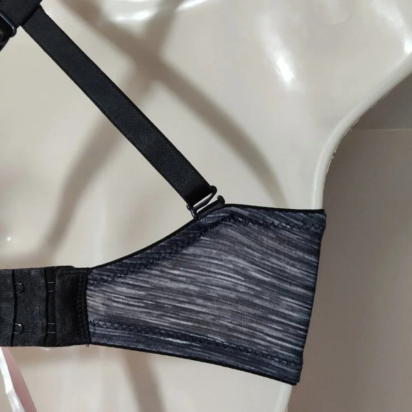 Victorias Secret Wear Everywhere Lightly Lined Bra Women Size 32DD Heather Black - Picture 4 of 10